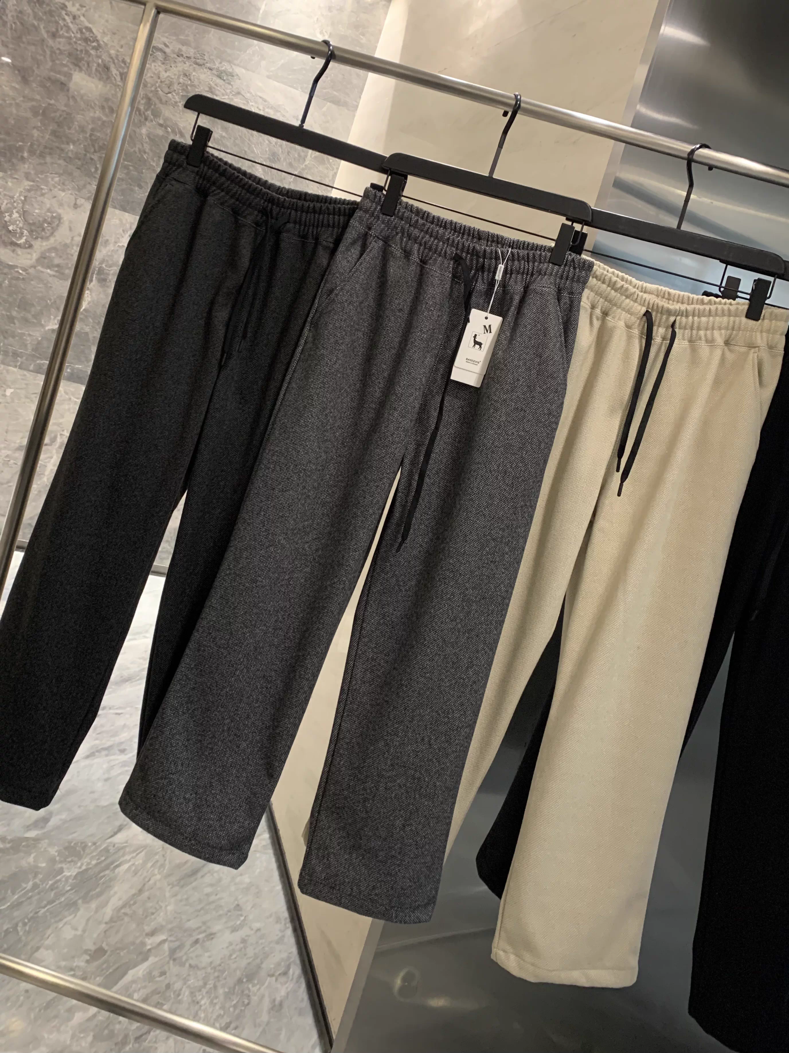 Don Quixote, hãy đặt hàng ngay! Bộ sưu tập len nhuộm sợi! Quần thiết kế, độc đáo, phong cách thường ngày, chống gió, ấm áp.