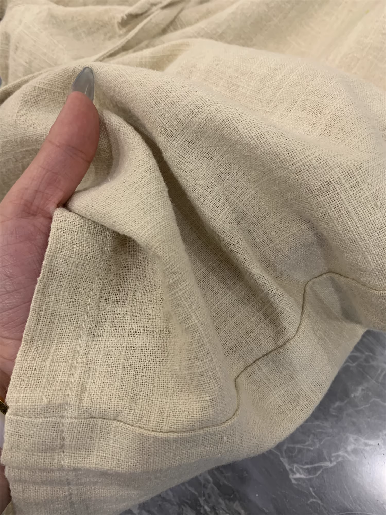 Don Quixote 70% ramie + 30% cotton! Giặt bằng cát siêu bền! Quần short mùa hè đa năng, thoáng mát và dễ chịu.