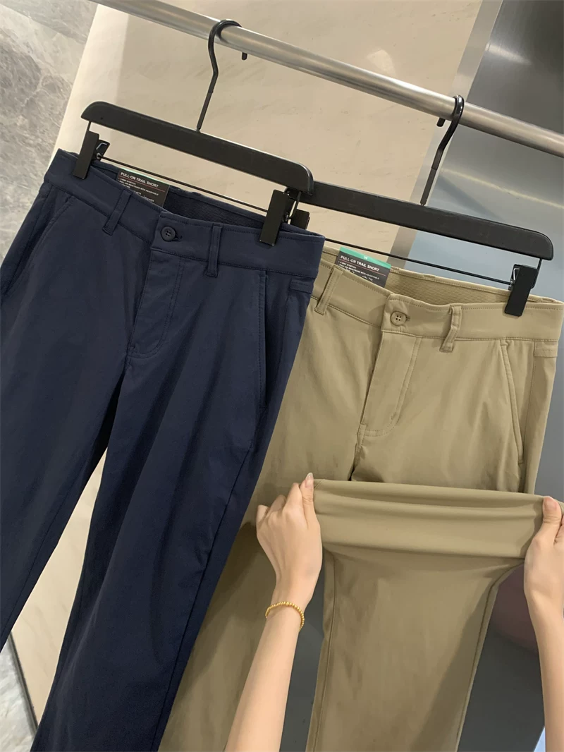 Don Quixote, một sản phẩm chính hãng! Chính hãng! Quần âu nam đa năng, kiểu dáng thẳng, chất liệu thoải mái, thích hợp cho hoạt động ngoài trời.