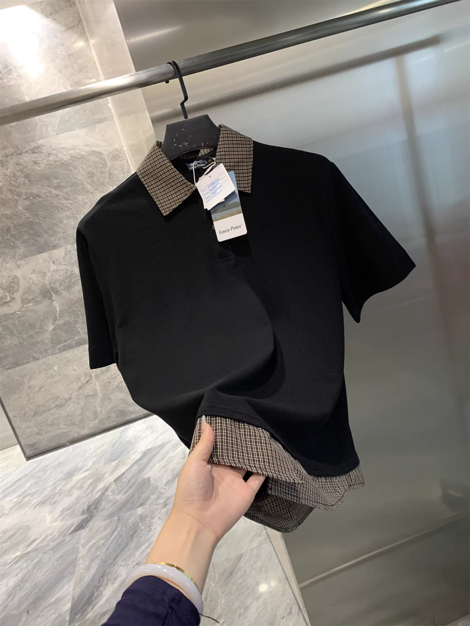 Áo polo nam tay ngắn kiểu dáng cổ điển, phong cách Mỹ, kiểu dáng Don Quixote, uy tín lâu đời!