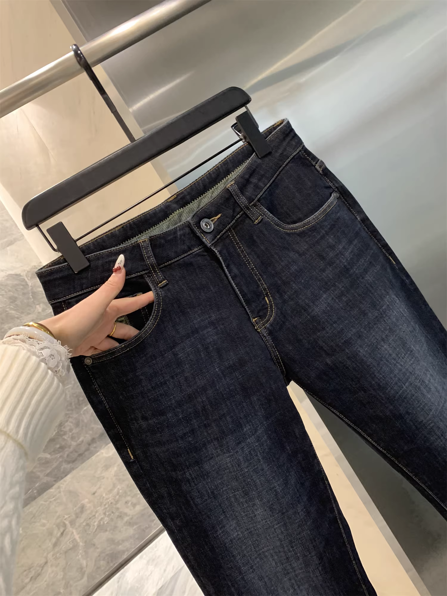 Don Quixote Haijia! Quá trình giặt là nặng nề! Quần âu, quần jean, quần dài nam thoải mái, thoáng khí, đa năng.