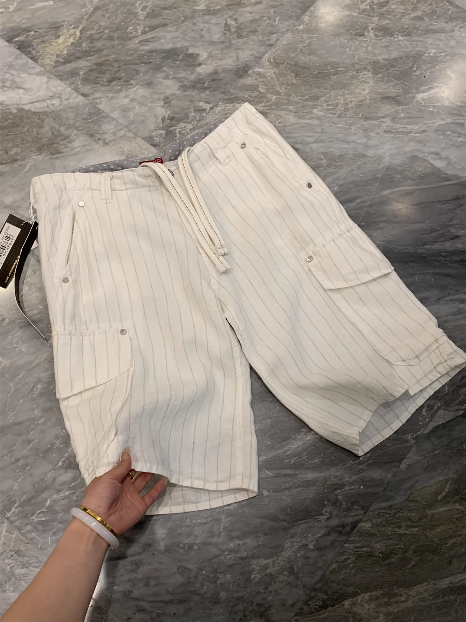 Don Quixote 100% vải lanh! Hàng chất lượng tuyệt vời! Quần và quần short nam mùa hè mát mẻ, thấm hút mồ hôi, thoáng khí, đa năng.