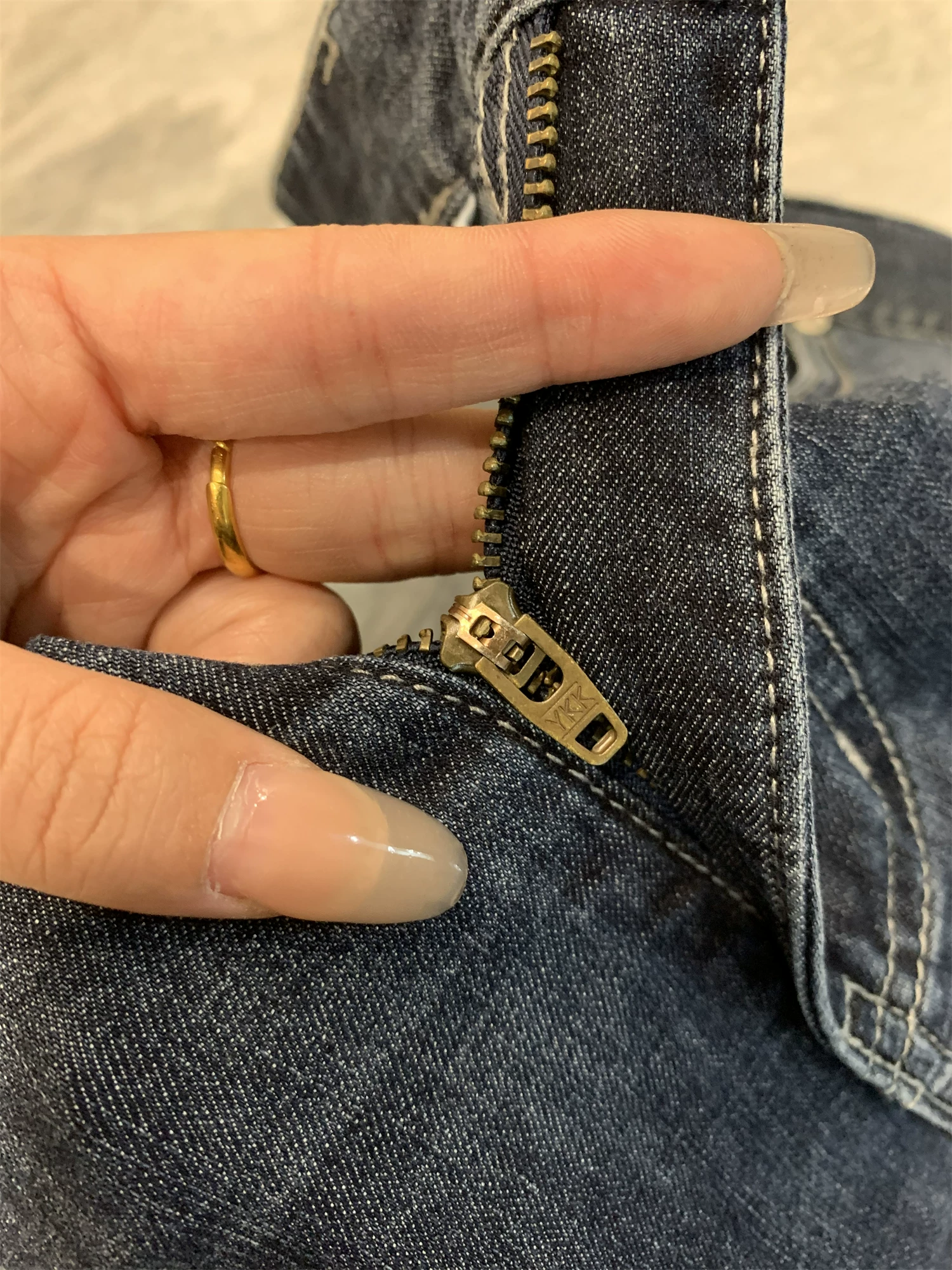 Ưu điểm về danh tiếng của Don Quixote! Chức năng làm mát bằng sợi bạc hà thấm ẩm Quần jean mỏng thoáng khí mùa xuân/mùa hè