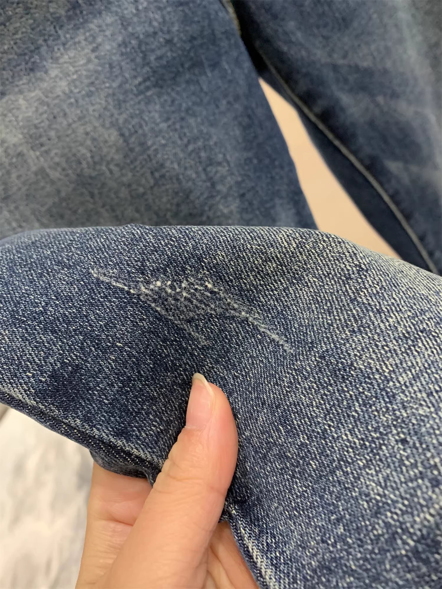 Quần jean nam Don Quixote H! Giặt bền chắc! Quần jeans nam mùa thu dày dặn, ống thẳng, 9 phần, kiểu dáng thường ngày