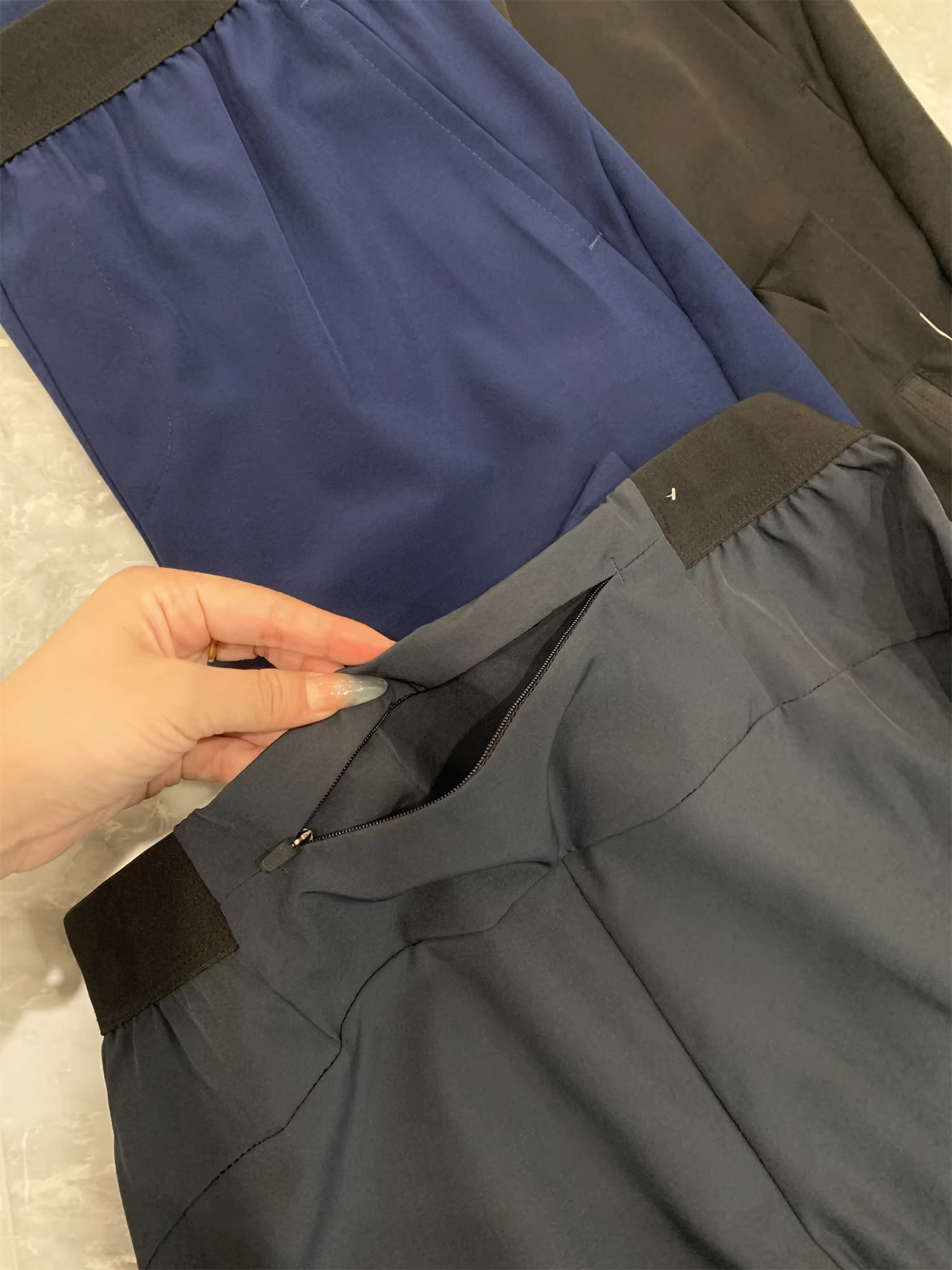 Chuỗi bài tập chạy bộ Don Quixote! Huấn luyện toàn diện chuyên nghiệp ngoài trời! Quần thể thao eo co giãn thoáng khí, chất liệu thun co giãn