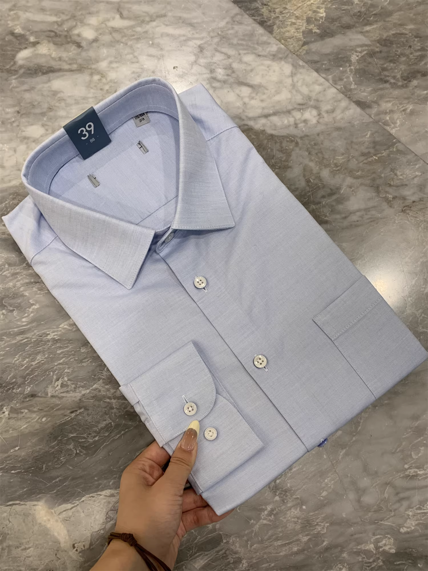 Dòng sản phẩm Don Quixote Light Business! Đầy sức sống! Áo sơ mi nam dài tay màu trơn, phong cách thường ngày, thích hợp cho mùa xuân và mùa hè.