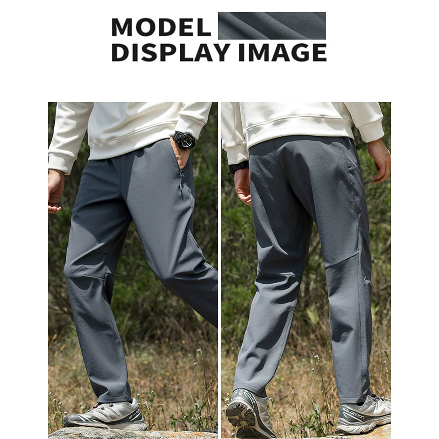 Don Quixote là một bước đột phá trong ngành! Thiết kế 3D nổi bật! Quần dài nam mùa thu đông, chống thấm nước, đa năng, phong cách thời trang.