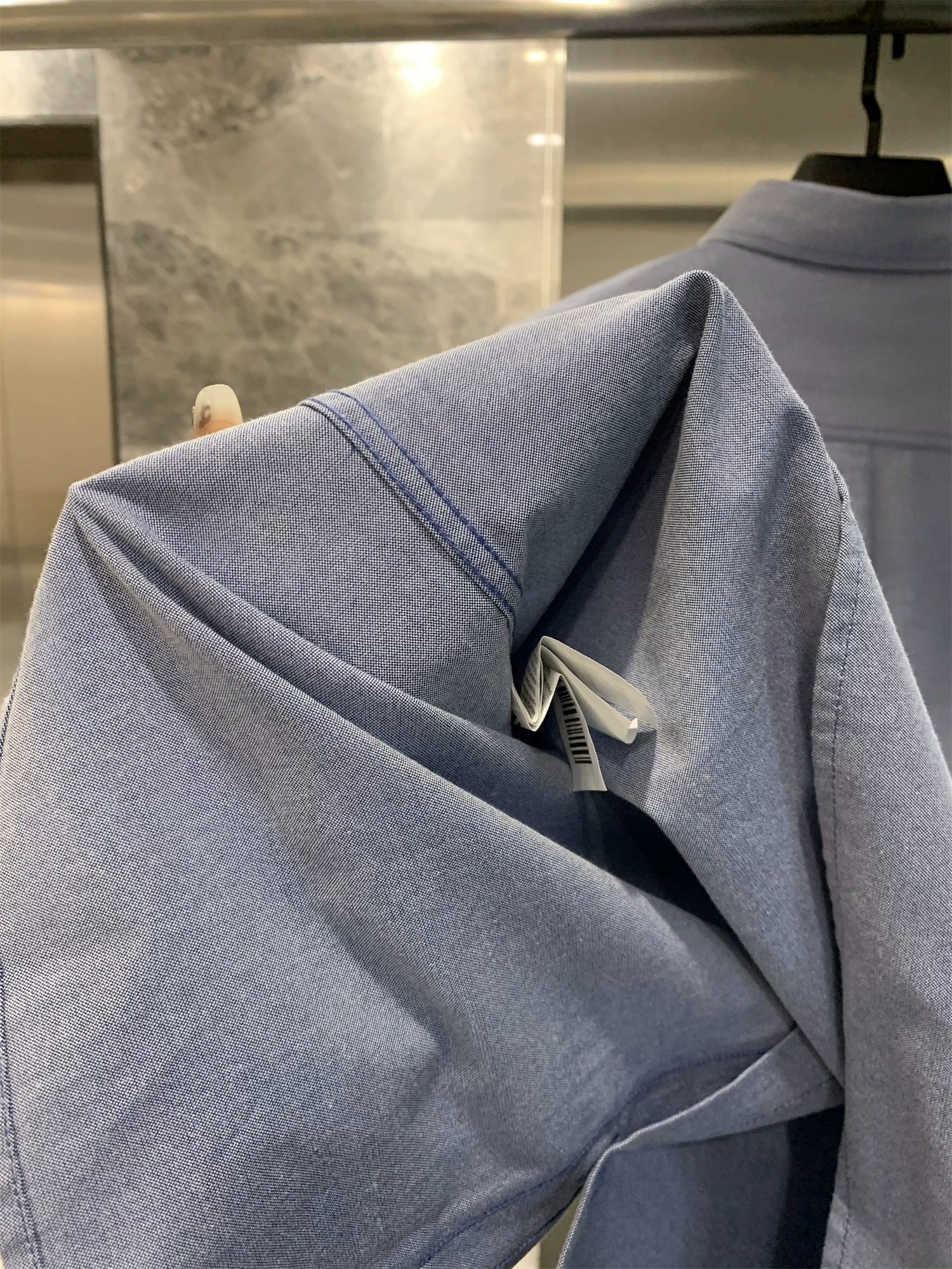 Don Quixote Phiên bản Bắc Mỹ! Áo sơ mi dài tay đa năng, chất liệu Oxford, thấm hút mồ hôi và thoáng khí, dành cho nam giới, mùa xuân.