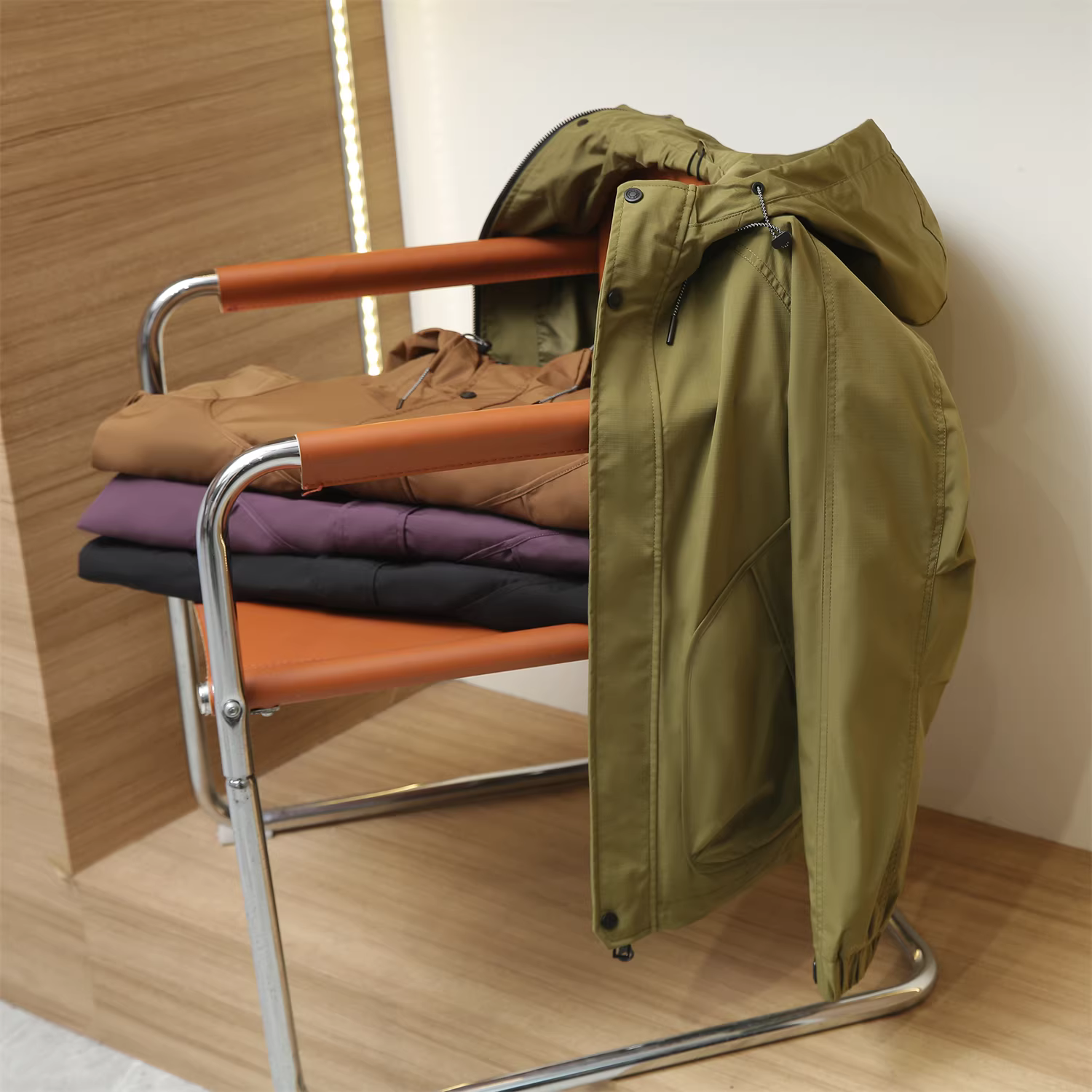 Dòng màu Don Quixote Melard! Áo khoác có mũ trùm đầu chống gió dành cho nam giới ngoài trời thông thường của Nhật Bản hợp thời trang