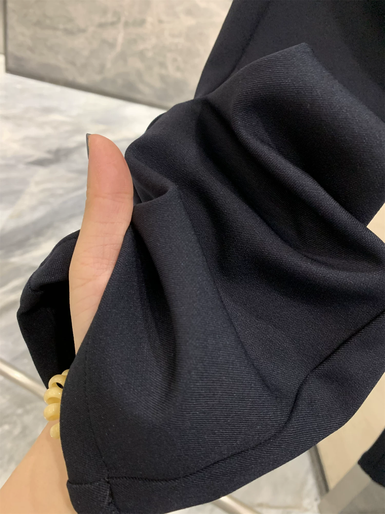 Don Quixote SHAN series! Danh tiếng và lợi ích tuyệt vời! Quần dài ống đứng co giãn dành cho nam mùa thu đông, quần hợp thời trang.