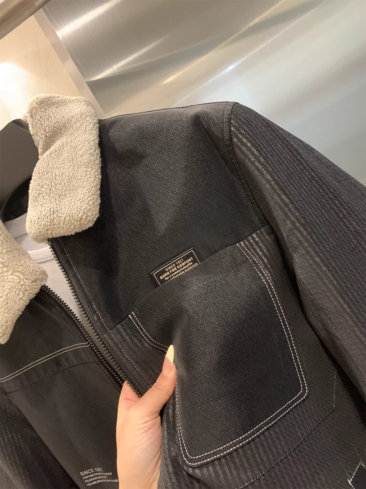 Ưu điểm của dòng áo khoác Don Quixote Bean! 90% lông vũ vịt! Áo khoác phao mùa đông có cổ lông tháo rời dành cho nam