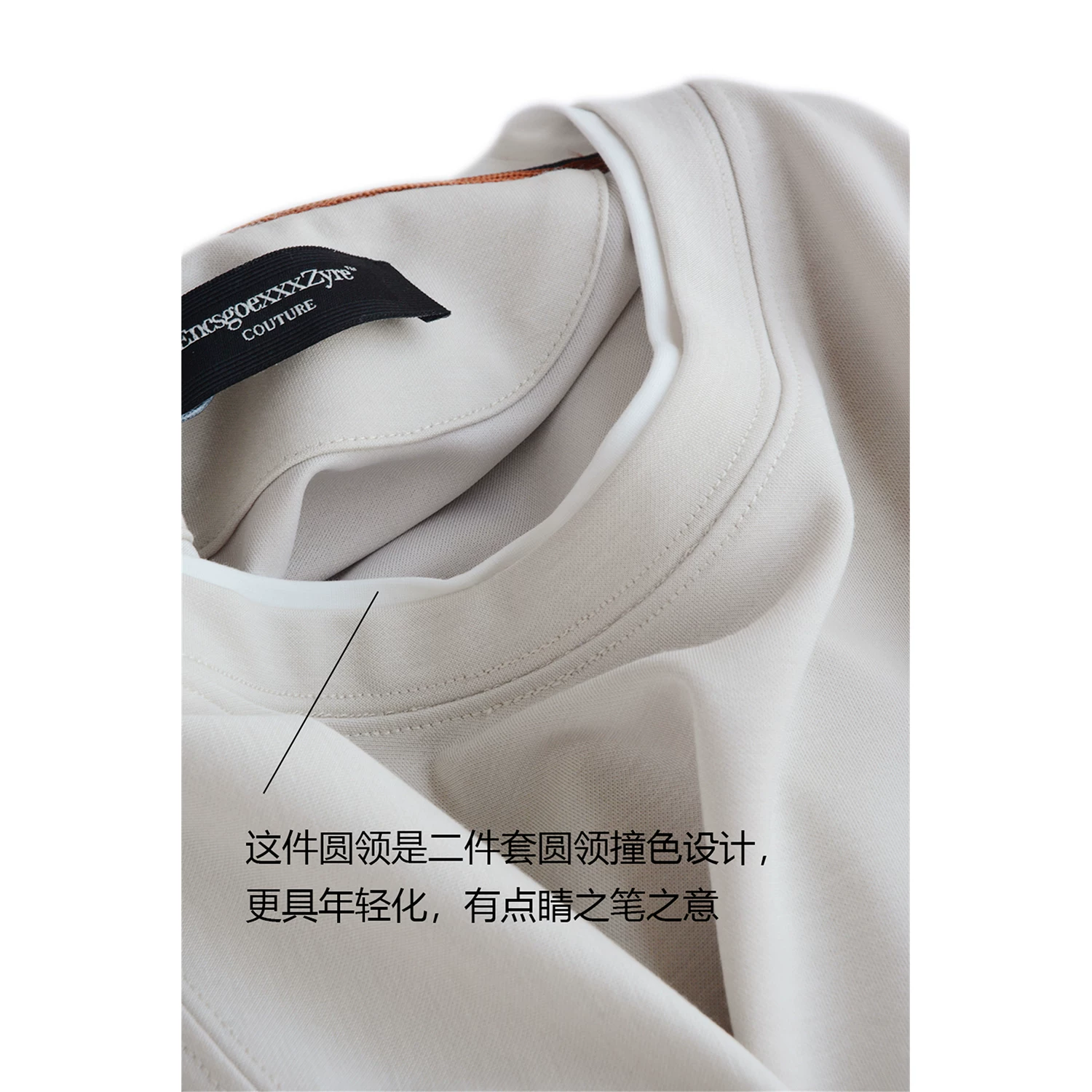 Don Quixote Online 3500+! Phong cách tiền cổ! Chất liệu tơ tằm + modal! Áo thun dài tay chất lượng cao