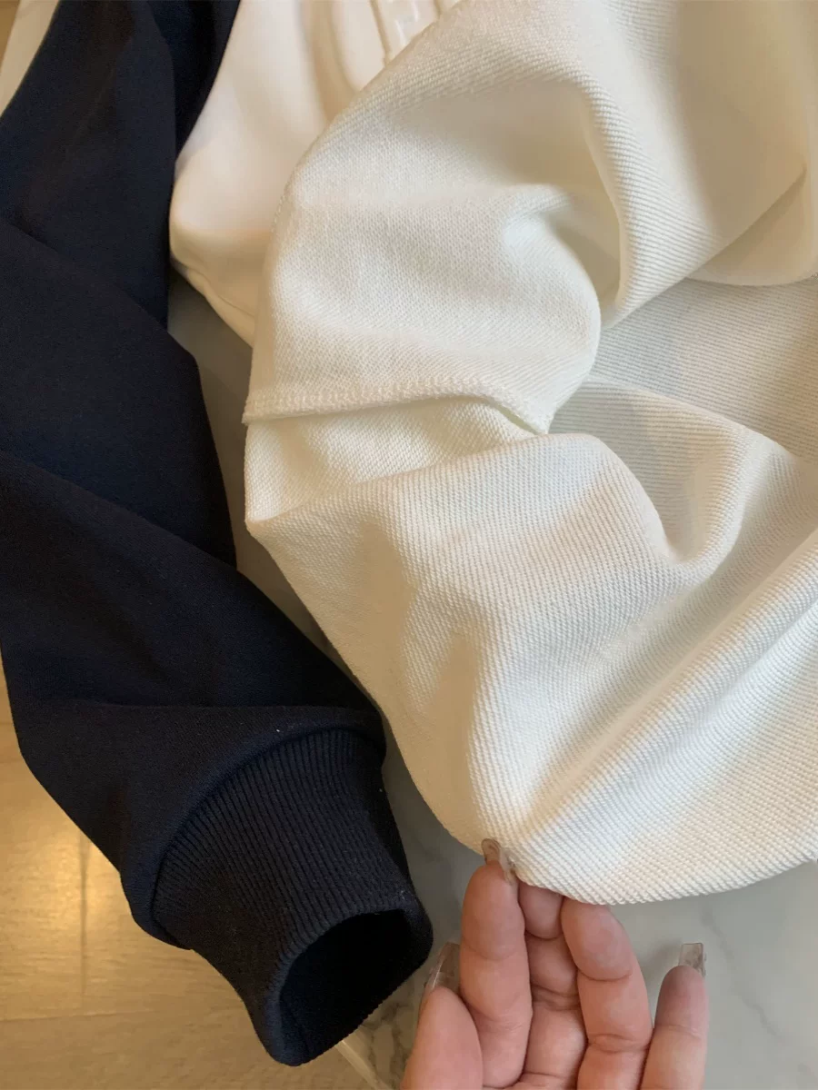 Don Quixote, phối màu thời thượng! In 3D nổi! Áo len dài tay dáng rộng phong cách cổ điển mùa thu dành cho nam.