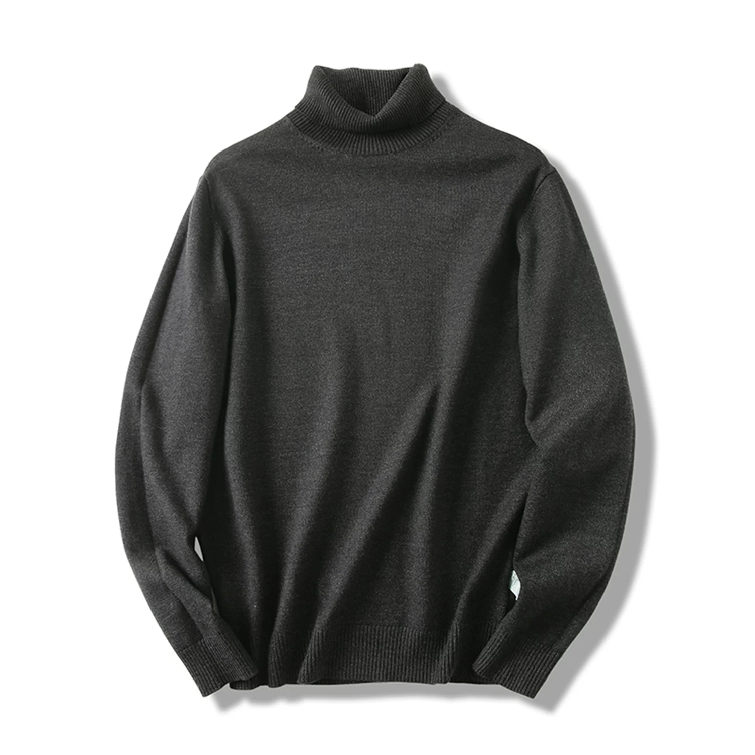 Don Quixote là một tác phẩm kinh điển không thể thiếu! Lyocell + sợi chống xù! Áo len dệt kim cổ lọ nam hợp thời trang mùa thu đông.