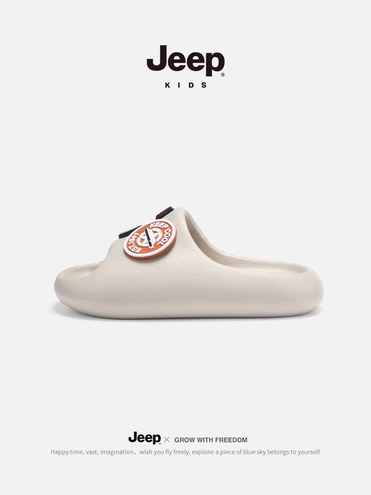 Dép trẻ em Jeep dành cho bé trai mùa hè 2025 kiểu mới, dép đi trong nhà, phòng tắm, chống trơn trượt, dép mềm đế mềm cho bé gái