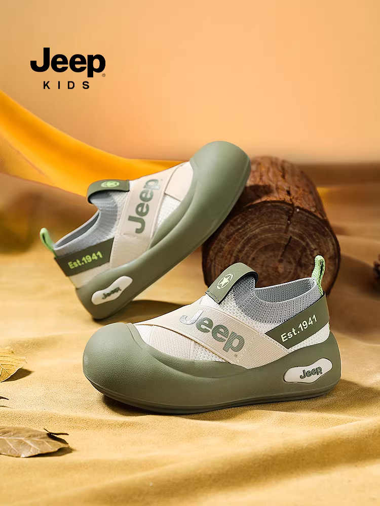 Giày trẻ em Jeep, giày bé trai, giày lưới trẻ em xuân thu, giày thể thao bé gái, giày lười đi trong nhà mẫu giáo