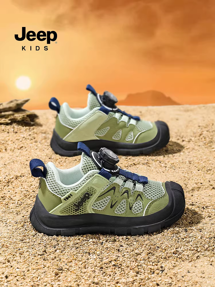 Giày thể thao nhẹ thoáng khí cho bé gái, giày mùa thu cài nút cho bé trai, giày chạy bộ đế mềm mới năm 2025