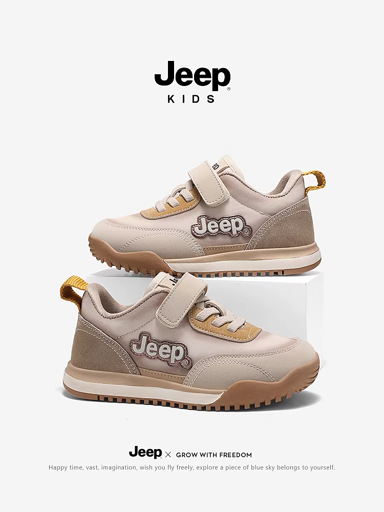 Giày trẻ em Jeep, giày thể thao nam bé trai, giày mùa thu mới 2024, giày nhẹ, giày thể thao trẻ em, giày tập mùa xuân thu cho bé gái