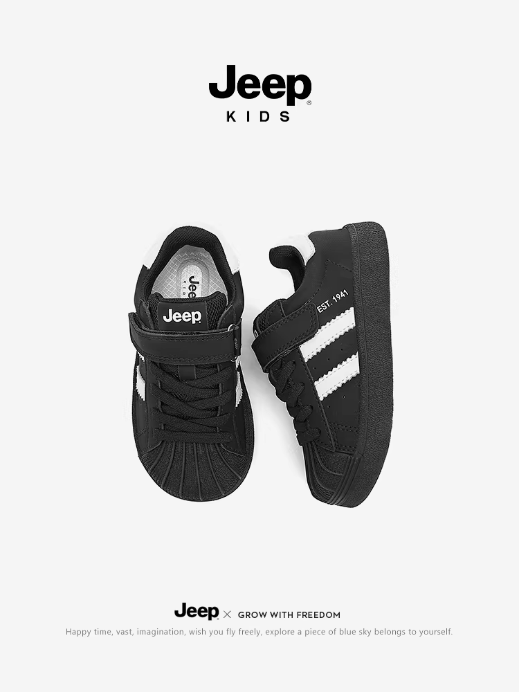Giày thể thao trẻ em Jeep mùa đông 2025, giày trẻ em đế mềm chống trơn, giày thể thao trẻ em nữ, giày trẻ em thường ngày