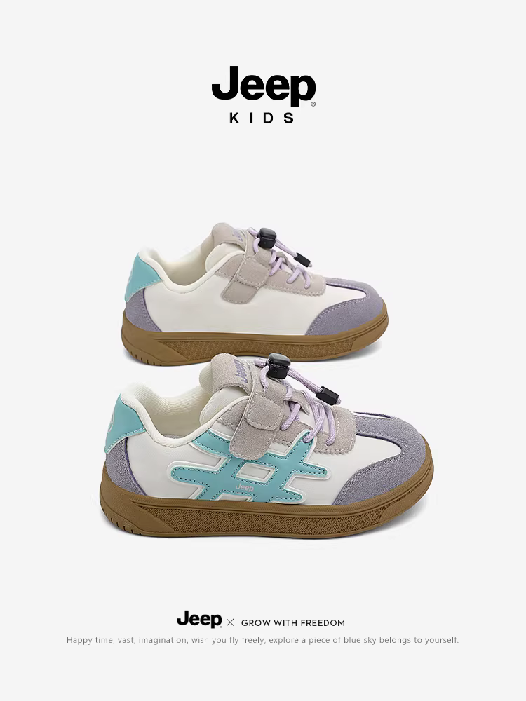Giày thể thao trẻ em Jeep, giày lười nam, mẫu mới 2025, đế mềm, giày tập luyện thường ngày, giày thể thao học sinh, sinh viên
