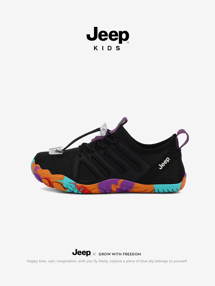 Giày đi nước trẻ em Jeep, giày bơi thể thao chống trượt cho bé trai, kiểu dáng mới mùa hè 2025, giày đi biển nhanh khô cho trẻ em