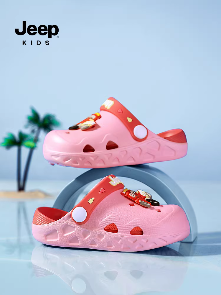 Dép trẻ em Jeep, giày đi biển chống nước, dép chống trơn trượt, giày đi suối ngoài trời mới 2025, guốc trẻ em.