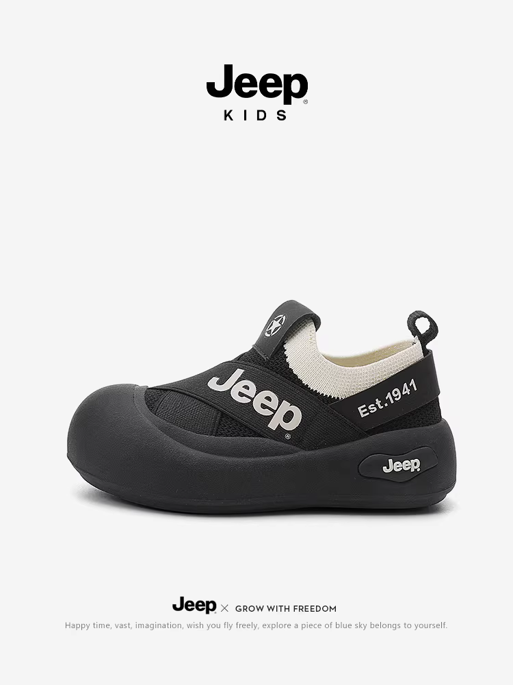 Giày trẻ em Jeep, giày bé trai, giày lưới trẻ em xuân thu, giày thể thao bé gái, giày lười đi trong nhà mẫu giáo