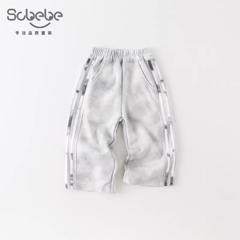 Quần bé trai thu đông 2025 kiểu Hàn Quốc, chất liệu thun, đa năng, thời trang