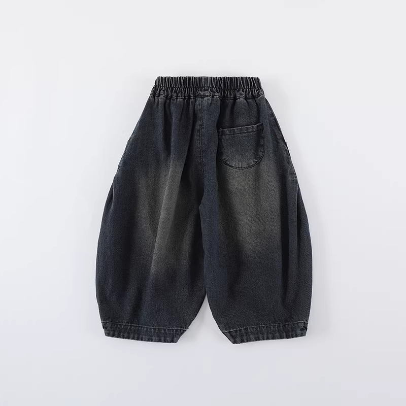 Quần jean trẻ em SCBEBE xuân thu phong cách mới quần bé trai phong cách Hàn Quốc quần retro đa năng CK281