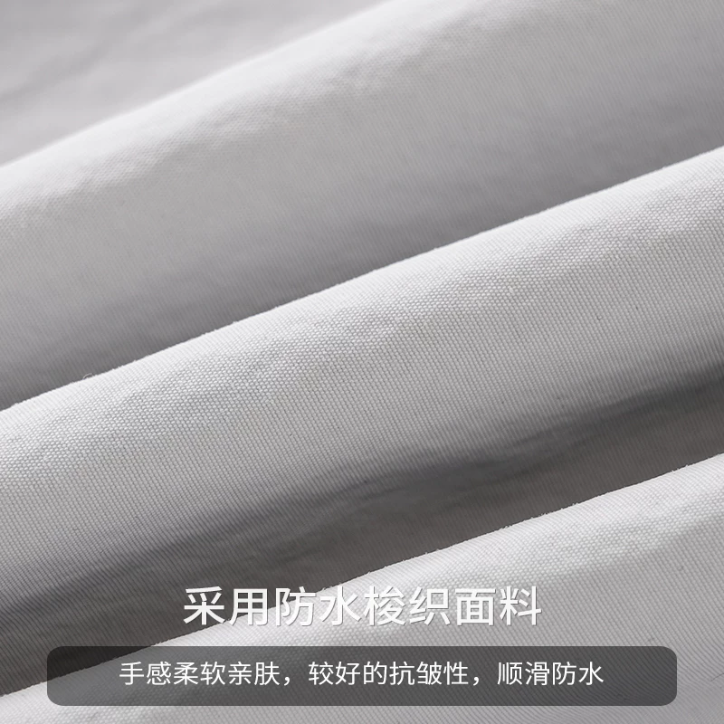 Áo len cổ tròn phối màu phong cách Mỹ của OMZM dành cho nam, áo chui đầu dài tay chống nước ngoài trời mùa xuân, áo sơ mi lớp trong phong cách đại học.