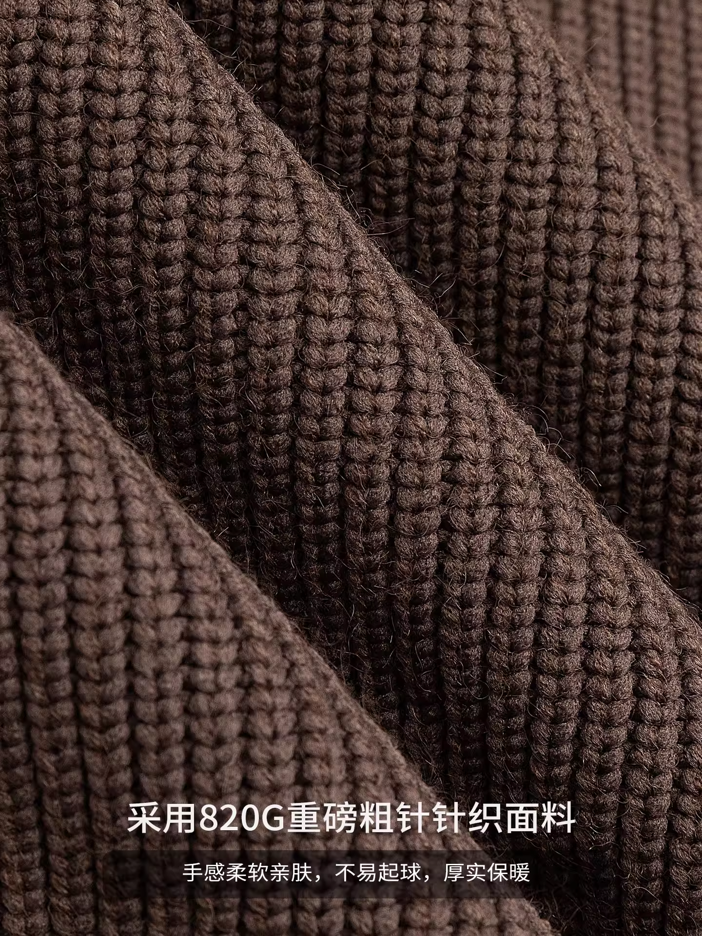 Áo len polo nam OMZM820G chất liệu dày dặn, kiểu dáng cổ tròn, phong cách retro Mỹ, mùa thu, dáng rộng, chất liệu dệt kim.