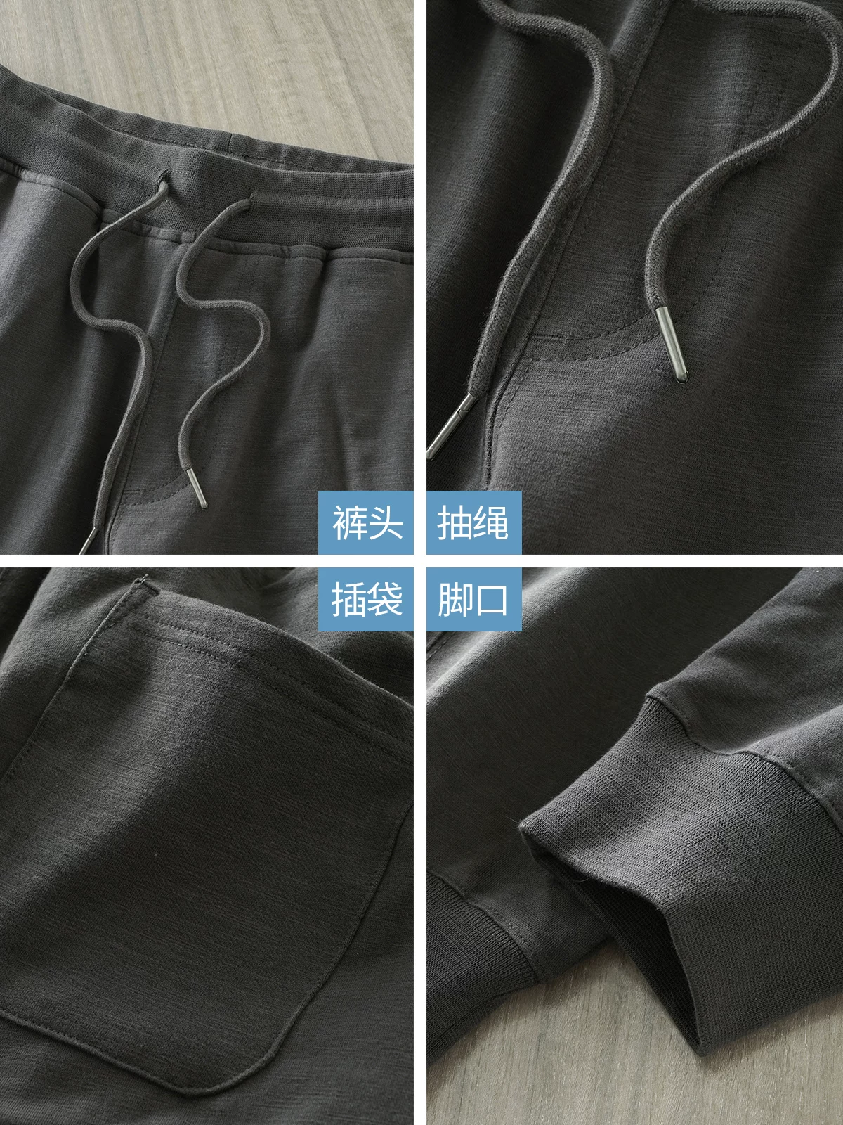 Quần thể thao cotton hạng nặng kiểu Mỹ OMZM dành cho nam, quần jogger rộng rãi thoáng khí mùa hè, quần thể thao thường ngày.