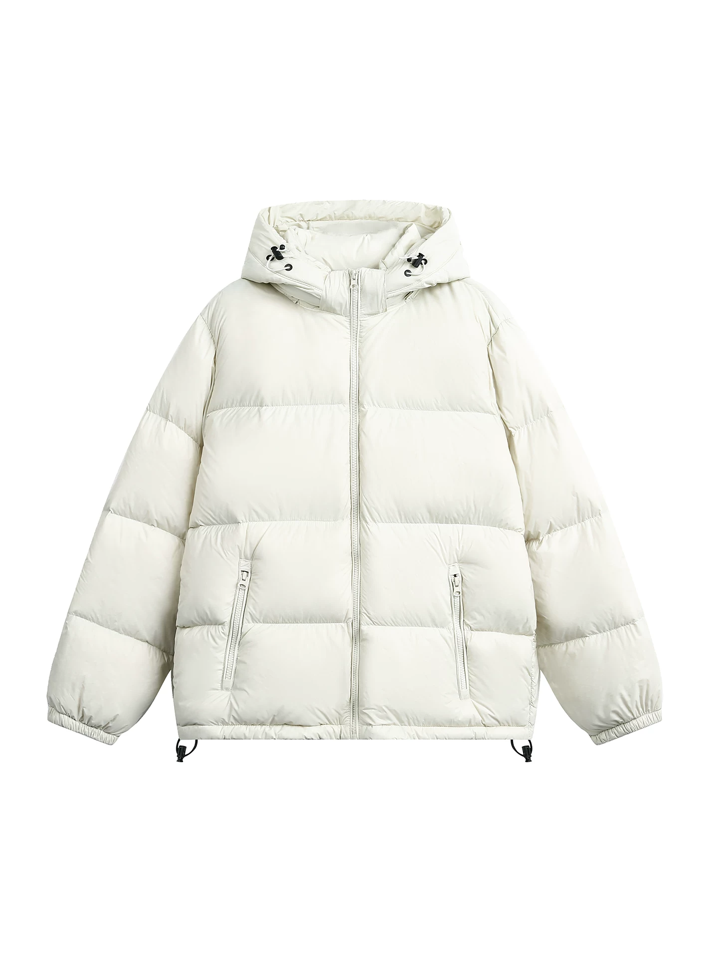 Áo khoác lông vũ có mũ trùm đầu OMZM90 dành cho nam, áo khoác phao dày dặn chống gió mùa đông mới có mũ trùm đầu có thể tháo rời.