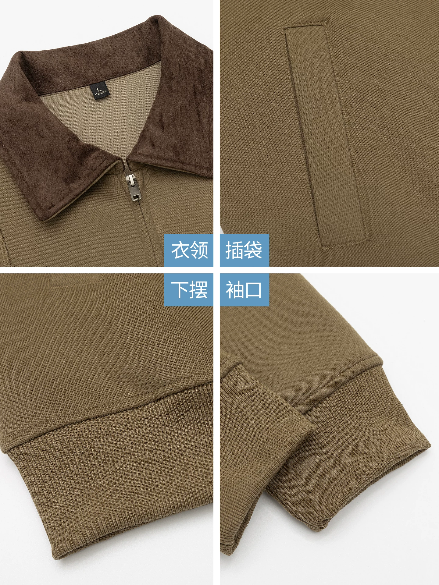 Áo khoác hạng nặng OMZM dành cho nam, mùa thu đông, áo len cardigan hạng nặng 420G, áo khoác công sở dáng rộng cổ điển kiểu Mỹ