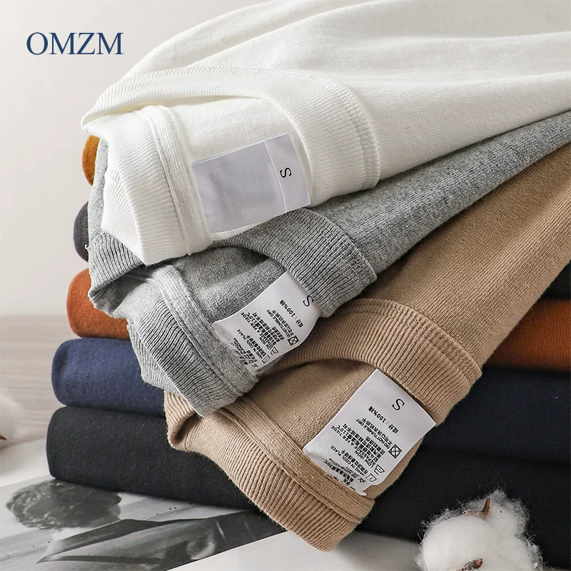 Áo thun dài tay hạng nặng 320g ba kim dành cho nam, áo len cổ tròn dáng rộng tay ngắn phong cách retro Mỹ, áo sơ mi cotton nguyên chất cho mùa thu.