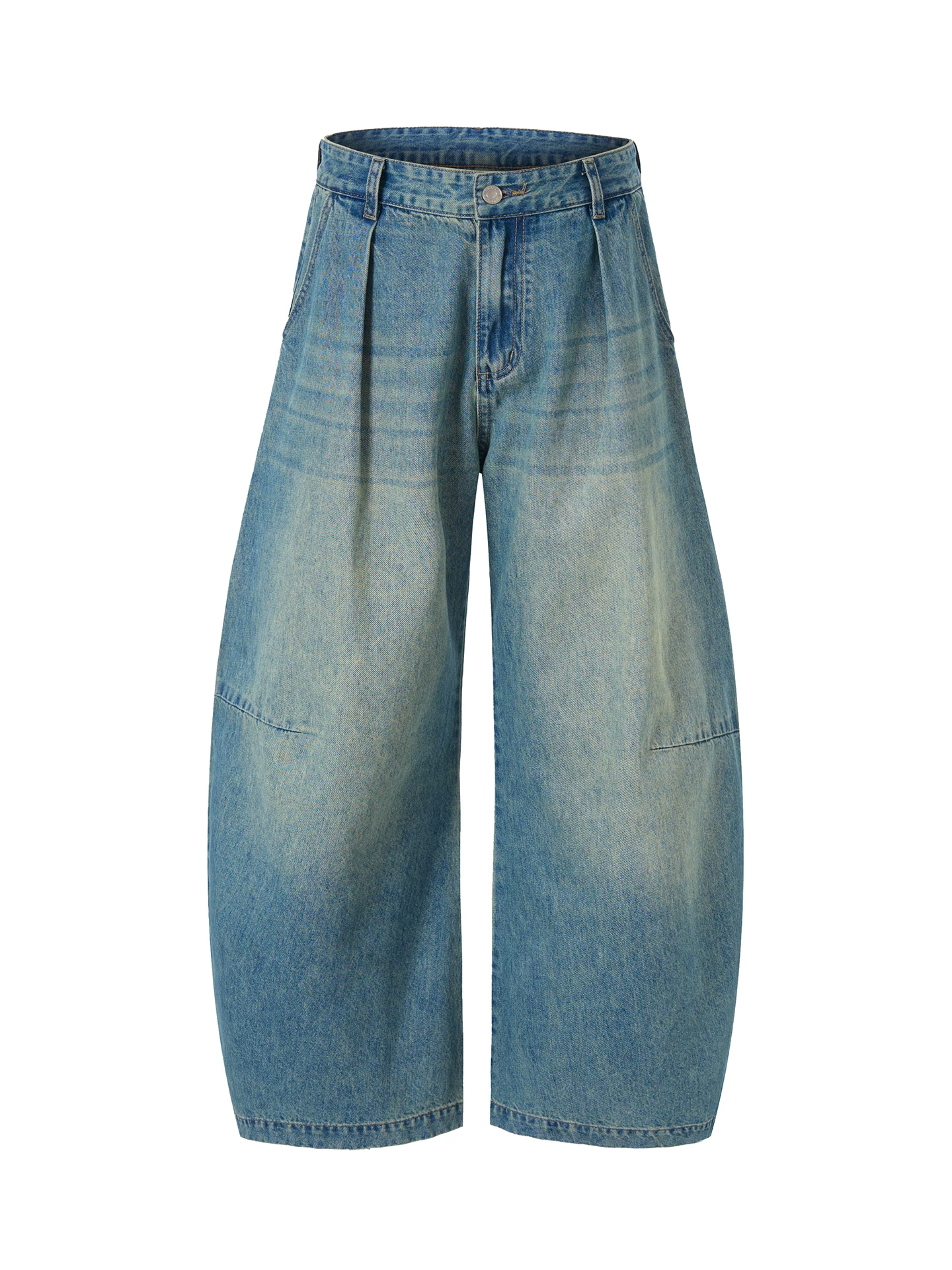 Quần jean cổ điển kiểu Mỹ OMZM dành cho nam, quần ống rộng dài đến sàn kiểu cổ điển mùa đông, quần ống rộng, quần lửng rộng.