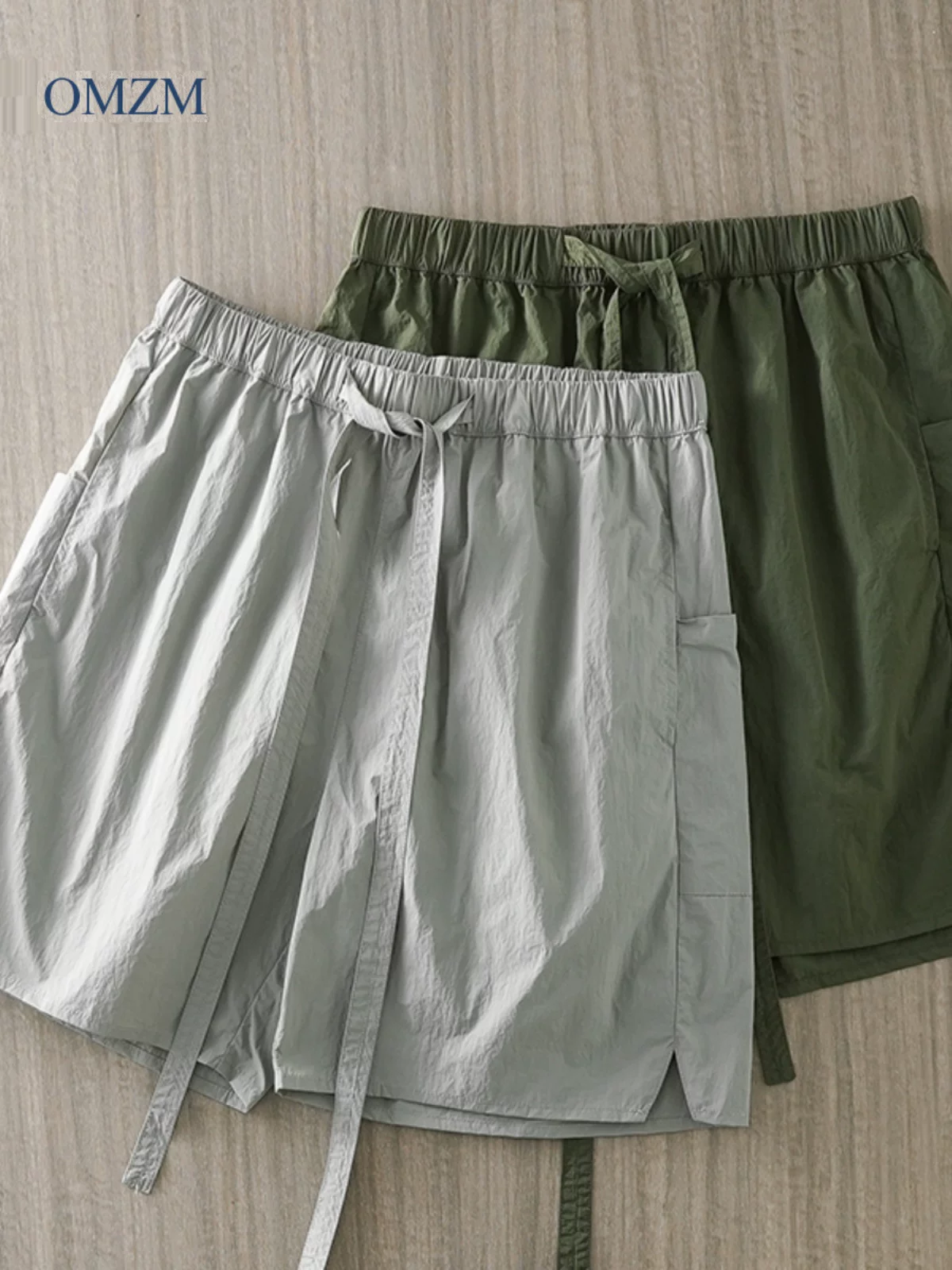[Chống thấm nước] Quần short khô nhanh bằng vải lụa băng kiểu Mỹ dành cho nam, quần short chạy bộ nhẹ và thoáng khí cho mùa hè, quần short thể thao chức năng ngoài trời