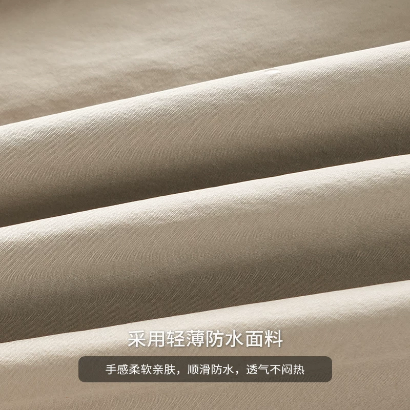 Quần thường ngày khô nhanh ngoài trời OMZM dành cho nam, quần thể thao chống nước mỏng kiểu Mỹ mùa hè, quần ống suông dáng rộng