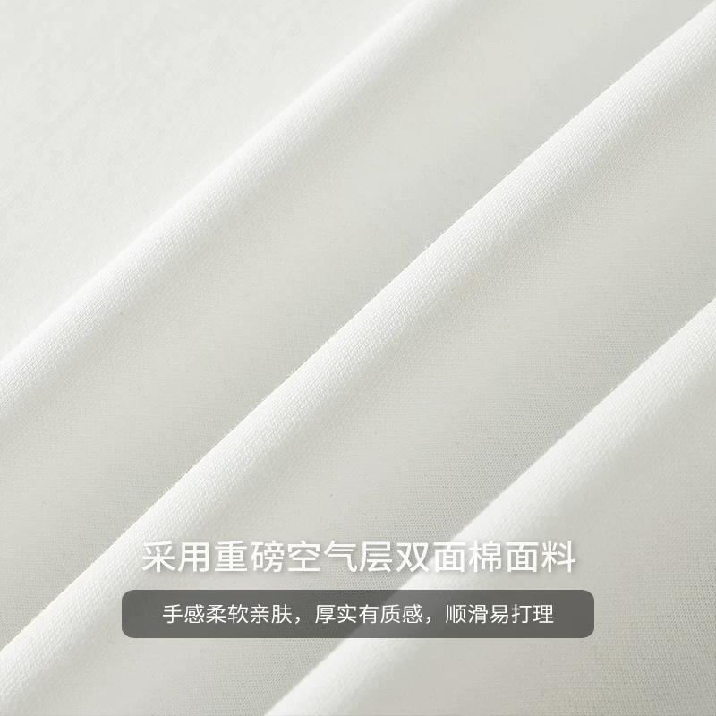 Áo vest lớp khí hạng nặng 300G phong cách Mỹ của OMZM dành cho nam, áo thể thao mùa hè lớp lót bên trong, áo thun không tay rộng rãi