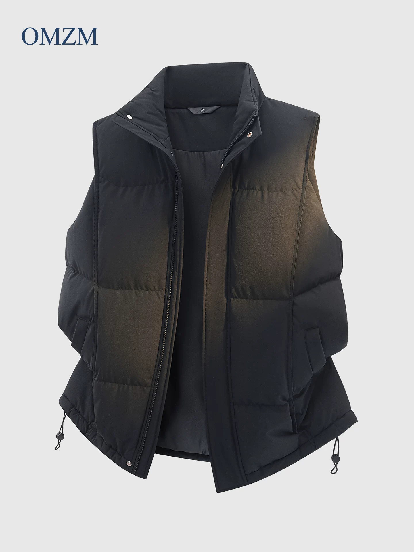 OMZM cổ đứng cotton vest nam mùa đông vest bảo hộ lao động áo khoác cotton thể thao ngoài trời dày vest áo khoác ấm áp