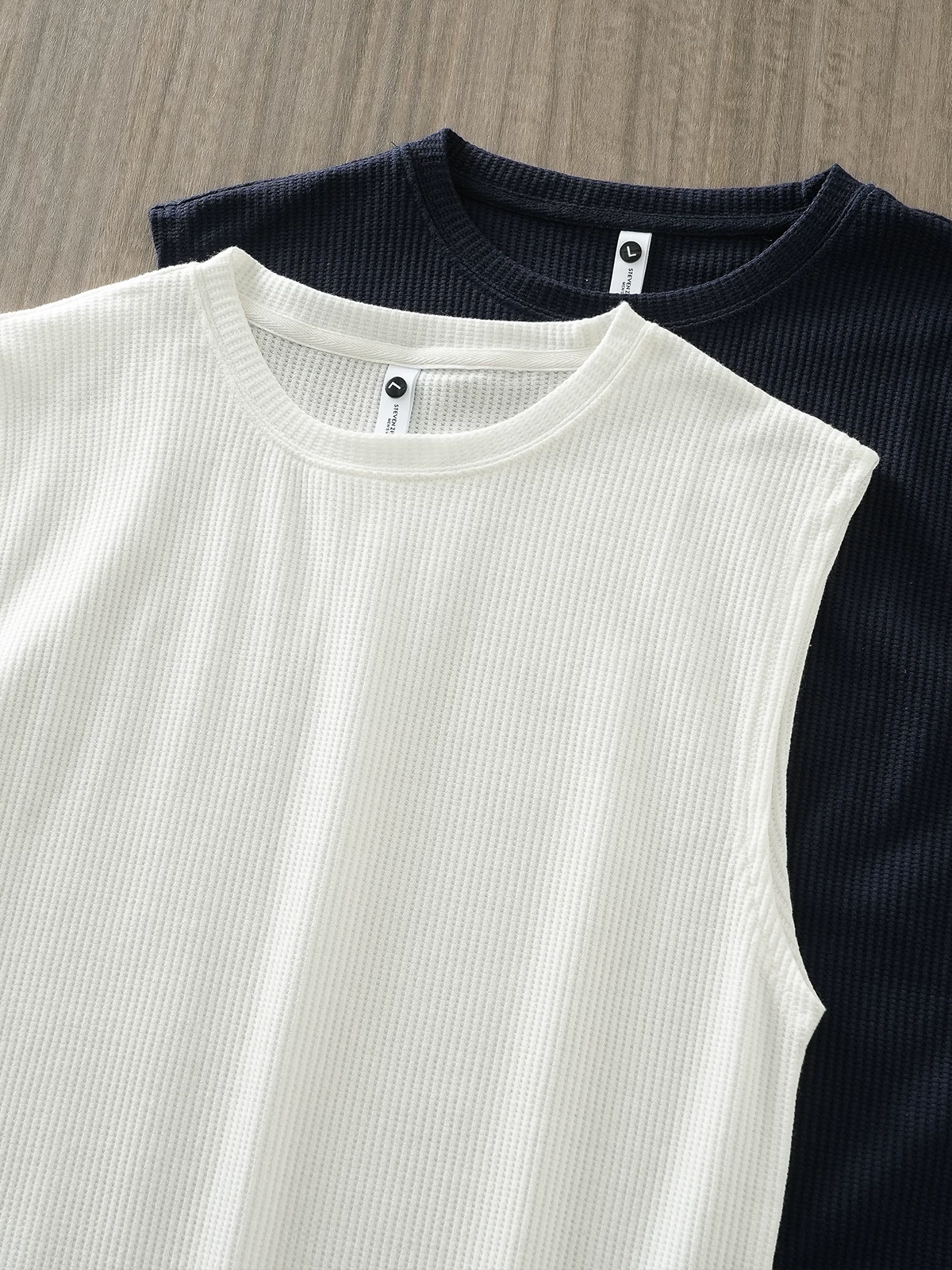 Áo vest dệt kim cao cấp OMZM dành cho nam, áo lót thể thao mỏng nhanh khô mùa hè, áo thun không tay màu trơn để mặc ngoài