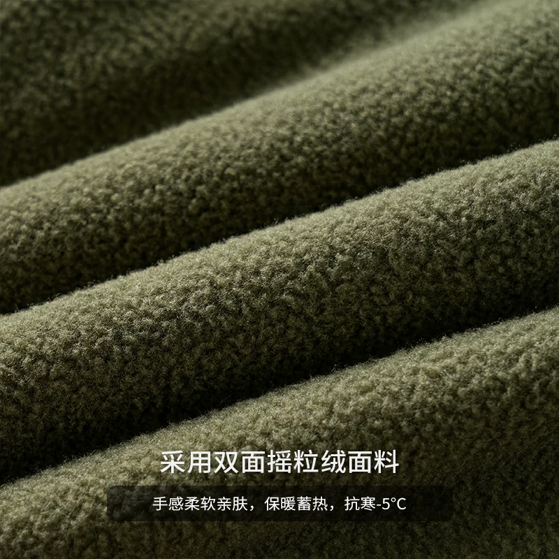 Áo nỉ nam cổ lọ nửa cao hai lớp, áo khoác giữ ấm dày dặn mới mùa đông 2024, áo nỉ cổ đứng tay dài