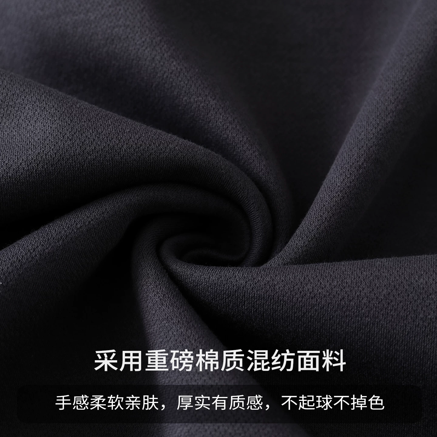 Áo nỉ cổ tròn hạng nặng OMZM dành cho nam, áo len chui đầu thêu đường phố cao cấp kiểu Mỹ mùa thu, áo khoác dài tay rộng rãi không mũ trùm đầu