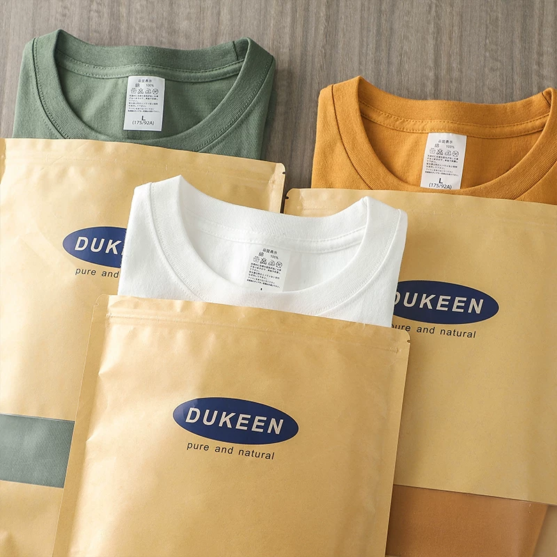 Áo thun dài tay hạng nặng 300G phong cách Mỹ của OMZM dành cho nam, áo sơ mi màu trắng nguyên chất bằng cotton nguyên chất mùa xuân và mùa thu mới, áo len cổ tròn dáng rộng