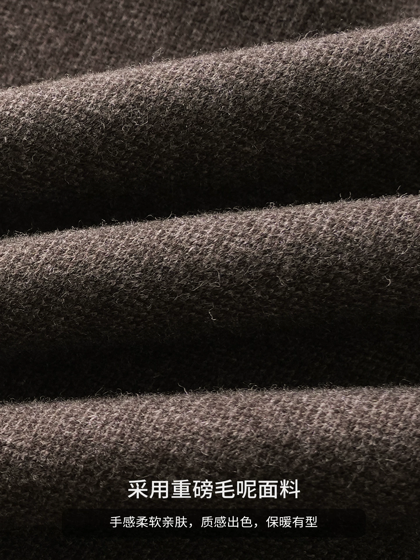 Quần âu ống đứng bằng len OMZM dành cho nam, quần ống rộng dày dặn giữ ấm mùa đông, quần cargo dáng rộng thoải mái Melard.