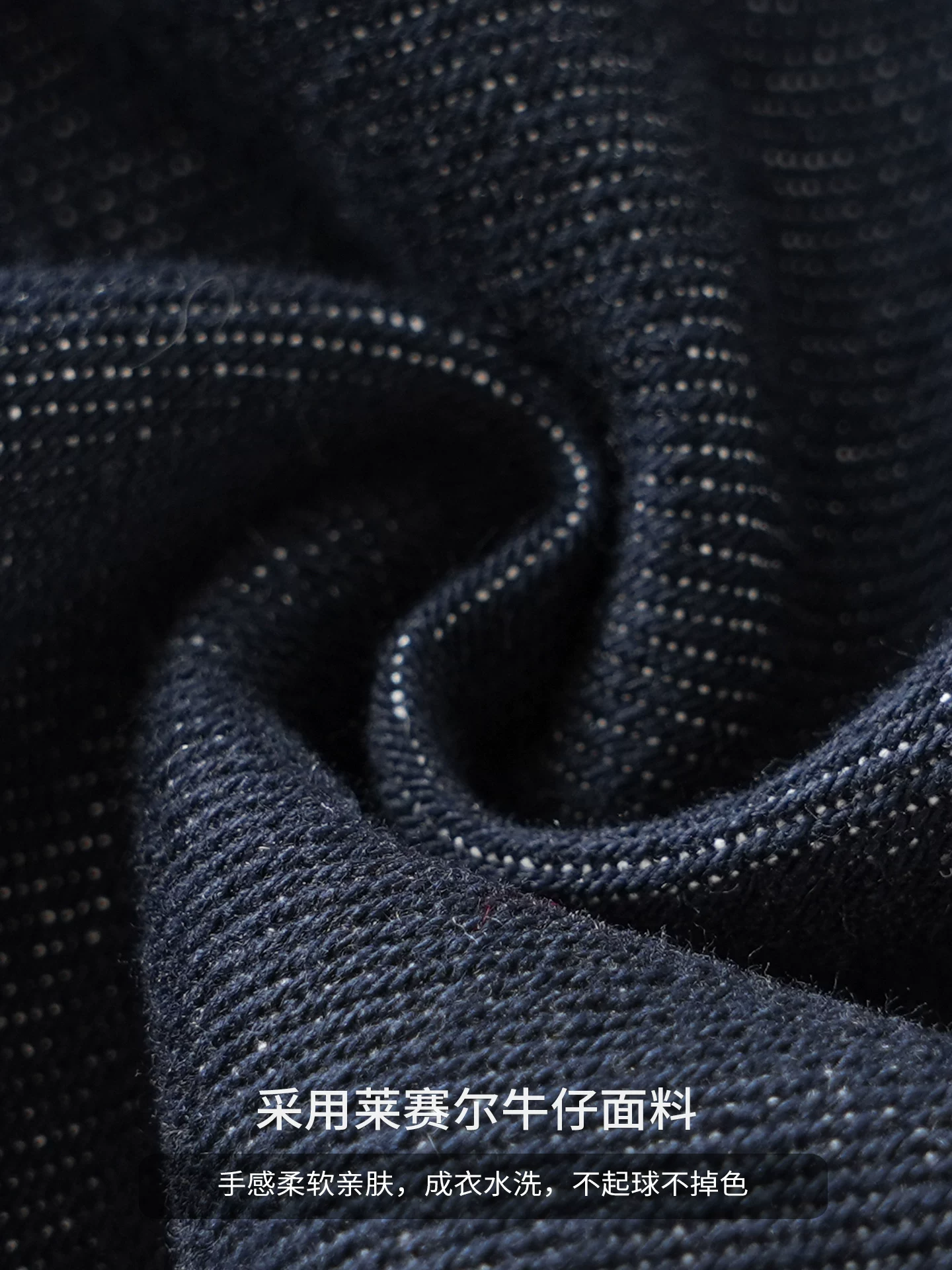 OMZM Lyocell áo khoác denim nam mùa thu đông Mỹ cổ điển áo khoác có cổ Harrington bảo hộ lao động dây kéo cardigan