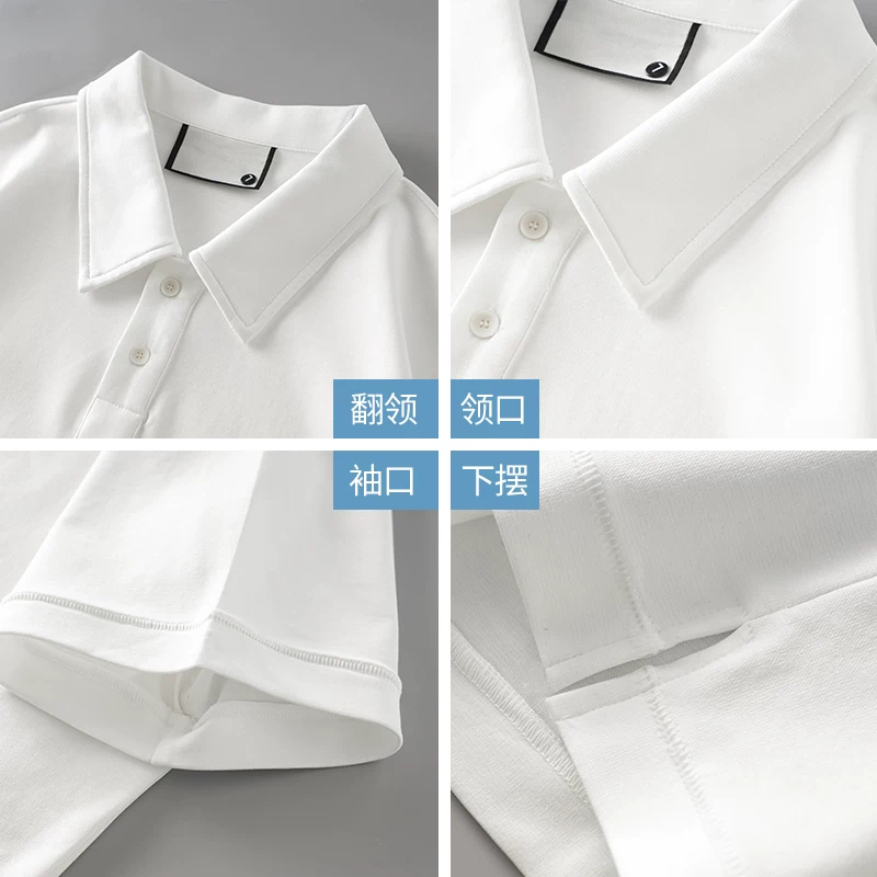 Áo sơ mi POLO ngắn tay kiểu dáng OMZM dành cho nam giới trong mùa hè, áo thun thể thao có cổ, chất liệu lụa băng mát lạnh, nhanh khô, áo polo màu trơn