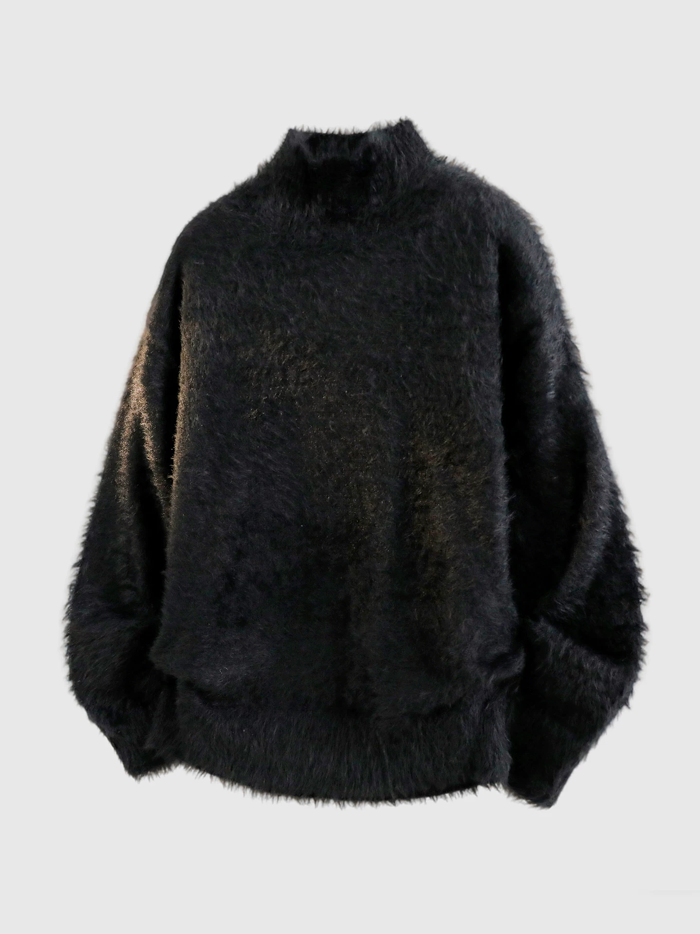 Áo len cổ lọ nửa cổ OMZM dành cho nam, dày dặn và ấm áp mùa đông, áo lót bên trong, chất liệu dệt kim mềm mại và thoải mái, phong cách lười biếng và cao cấp.