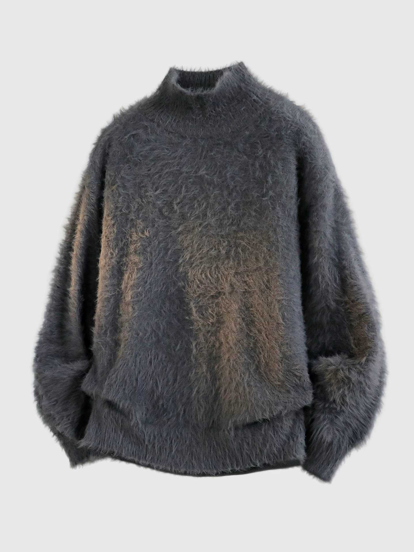 Áo len cổ lọ nửa cổ OMZM dành cho nam, dày dặn và ấm áp mùa đông, áo lót bên trong, chất liệu dệt kim mềm mại và thoải mái, phong cách lười biếng và cao cấp.