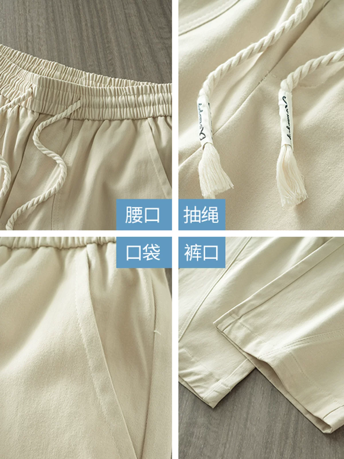 Quần cargo cotton dày kiểu Mỹ OMZM dành cho nam, quần lính dù xếp ly kiểu núi mùa thu, quần ống rộng dáng thẳng rộng rãi